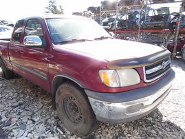 2000 Toyota Tundra SR5 Burgundy Extended Cab 4.7L AT 4WD #Z24622